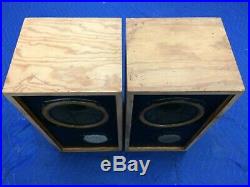 Ar4 Acoustic Research Birch Plywood Speakers Private Collection Sale