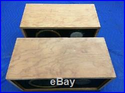 Ar4 Acoustic Research Birch Plywood Speakers Private Collection Sale