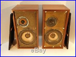 Ar4x Acoustic Research Ar 4x Speakers New Parts Close Serial #'s Sound Great