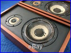 Ar4x Acoustic Research Speakers Beautiful Cabinets, New Tweeters Worry Free