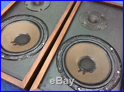 Ar4x Acoustic Research Speakers Consecutive Serial Numbers Matched Set Amazing