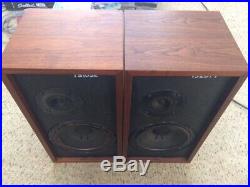Ar4x Acoustic Research Speakers Early Plywood Model Excellent