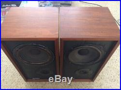 Ar4x Acoustic Research Speakers Early Plywood Model Excellent