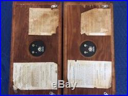 Ar4x Acoustic Research Speakers Early Plywood Set Very Nice Collectible