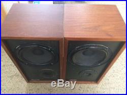 Ar4x Acoustic Research Speakers Extremely Nice Condition