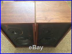 Ar4x Acoustic Research Speakers Matched Set Collectible Condition