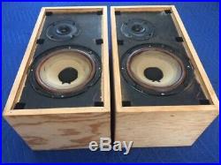 Ar4x Acoustic Research Speakers Rare Unfinished Cabinets Excellent