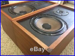Ar4x Acoustic Research Speakers Very Early Plywood Model Amazing Condition