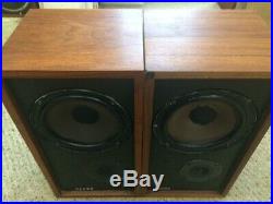 Ar4x Acoustic Research Speakers Very Early Plywood Model Amazing Condition