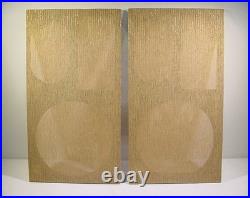 Ar-2ax Speaker Grill Pair (original Fabric And Wood Frame Very Clean) Lg