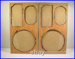 Ar-2ax Speaker Grill Pair (original Fabric And Wood Frame Very Clean) Lg