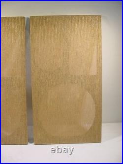 Ar-2ax Speaker Grill Pair (original Fabric And Wood Frame Very Clean) Lg