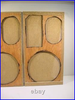 Ar-2ax Speaker Grill Pair (original Fabric And Wood Frame Very Clean) Lg
