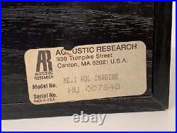 Ar Acoustic Research Mc. 1 Center Channel Speaker Holographic Hol Imaging Mc1
