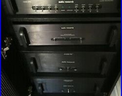 Audio Research Classic 120 amps & SP15 Preamp, and Thiel 3.5 speakers with cabinet