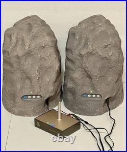 Audio Unlimited 900MHz Wireless Rock Speakers Pair + AR AW825 Transmitter Tested