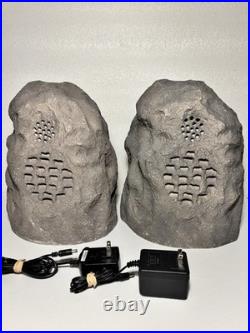 Audio Unlimited 900MHz Wireless Rock Speakers Pair + AR AW825 Transmitter Tested