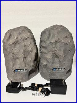 Audio Unlimited 900MHz Wireless Rock Speakers Pair + AR AW825 Transmitter Tested