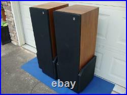 Awesome Acoustic Research AR-90 4-way, 5 Diver Tower Speakers Reconditioned #2