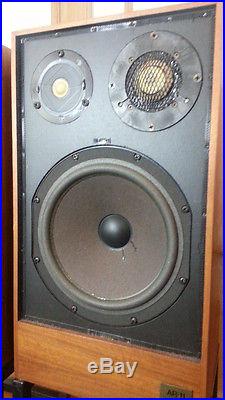 Beautiful Acoustic Research AR-11 3-Way Speakers with Original Stands 3 3a