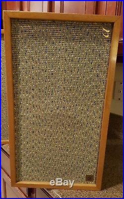 Beautiful Blonde Acoustic Research AR2a Speakers Lovely Pair Rare Amazing