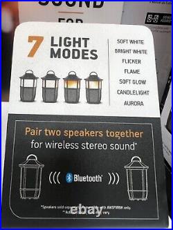 Bluetooth Portable Outdoor Wireless Speaker withLed flickering Flame light