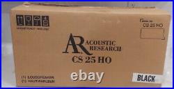 Brand New! ACOUSTIC RESEARCH CS 25 HO Center Speaker, Black Loudspeaker