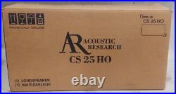 Brand New! ACOUSTIC RESEARCH CS 25 HO Center Speaker, Black Loudspeaker