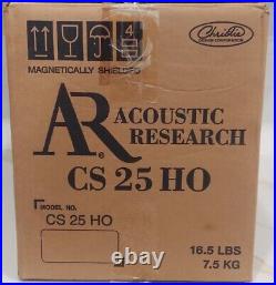 Brand New! ACOUSTIC RESEARCH CS 25 HO Center Speaker, Black Loudspeaker