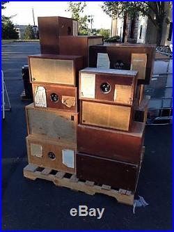 Cleaning Out Storage Pallet Lot Of Vintage AR Speakers 2,4,5 series
