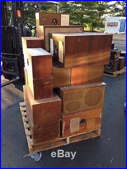 Cleaning Out Storage Pallet Lot Of Vintage AR Speakers 2,4,5 series