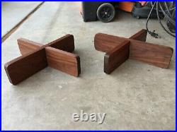 Custom Walnut Speaker Stands for Acoustic Research AR-38S