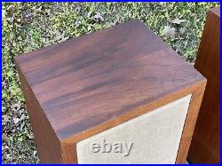 EARLY Acoustic Research Speakers AR-3A Oiled Walnut Finish Sound EXCELLENT