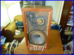Early AR-3 speaker Acoustic Research 3 speaker. Serial # 55647 Lot #2