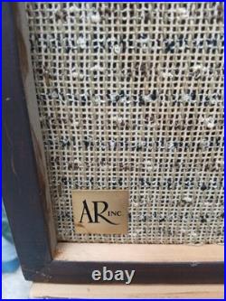 Fairly Nice Pair Of AR 2A Speakers. Vintage. In Wooden Boxes
