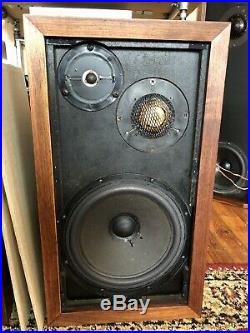Gorgeous Original Acoustic Research AR3a Speakers, Functional Restoration! %