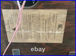 Historic Acoustic Research AR-3 Speakers Totally original