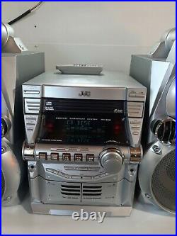 JVC MXGB6 Giga Tube 3 Disc CD Changer Dual Cassette Player/Recorder AM/FM Stereo