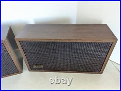 KLH Model Fifty Vintage Rare Frequency Contouring Acoustic Suspension Speakers