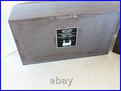 KLH Model Fifty Vintage Rare Frequency Contouring Acoustic Suspension Speakers
