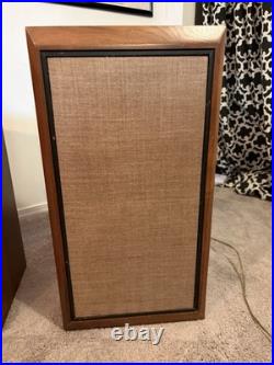 KLH Model Five Vintage Acoustic Suspension Speakers Pair BEAUTIFUL