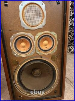 KLH Model Five Vintage Acoustic Suspension Speakers Pair BEAUTIFUL