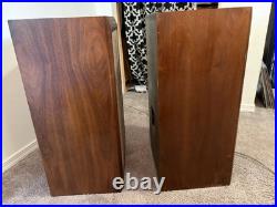 KLH Model Five Vintage Acoustic Suspension Speakers Pair BEAUTIFUL