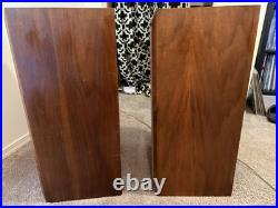 KLH Model Five Vintage Acoustic Suspension Speakers Pair BEAUTIFUL