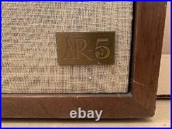 LOCAL PICK UP ONLY Acoustic Research AR-5 Speaker Needs Repair