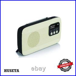 Lava Akoni Portable Cream DAB+ Digital AMFM RadioBluetoothWireless Speaker