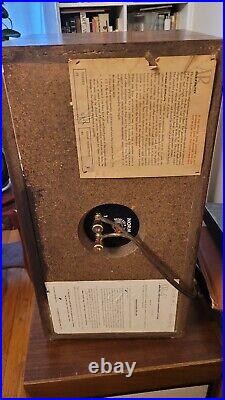Legendary Acoustic Research Ar-4x Vintage Bookshelf Speakers AR4X AR 4x