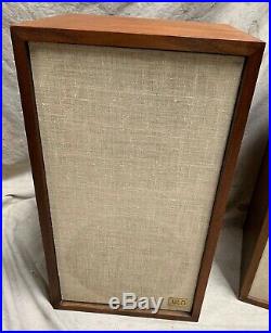 Lot Of 2 Vintage Acoustic Research AR5 AR-5 Speakers (A120)