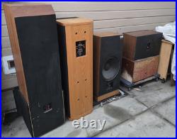 Lot of 5x Vintage Single Speaker AR 9/JBL/Klipsch/Merlin/Lafayette singleSpeaker