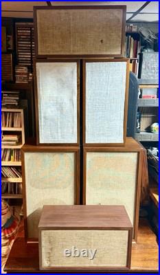 Lot of Vintage Acoustic Research AR2AX & 4XA Speakers-PICK UP ONLY-NO SHIPPING